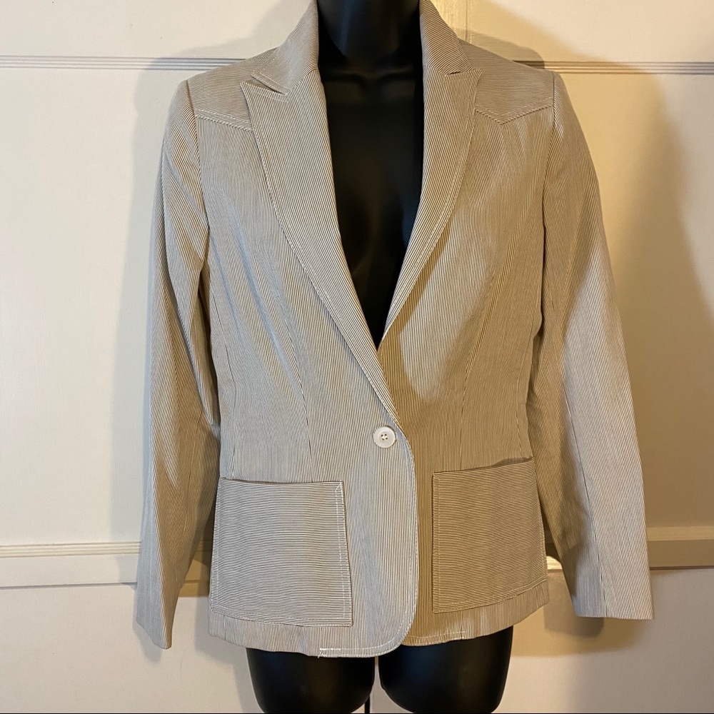 Roth-Le Cover Sport Tan Western Cut Blazer Size 6